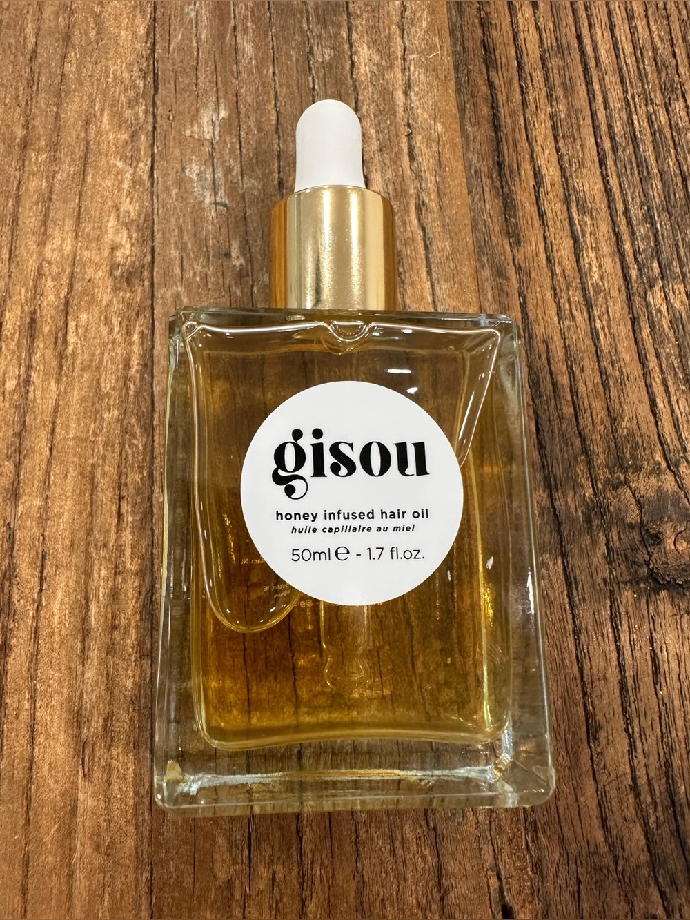 Gisou Honey Infused Hair Oil Gold Nourishing Treatment